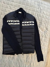 Men moncler navy for sale  RAINHAM