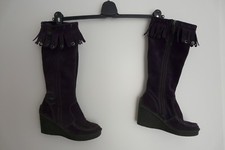 Damenstiefel keilabsatz liver gebraucht kaufen  Frankfurt am Main