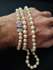 Collana perle qualità usato  Viareggio