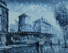 Tableau peinture huile d'occasion  Gagny