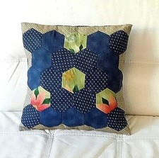 Patchwork copri cuscino usato  Trieste