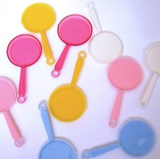 Pacote com 50 peças de berloque de frigideira para festa, favor, cobertura de bolo vintage comprar usado  Enviando para Brazil