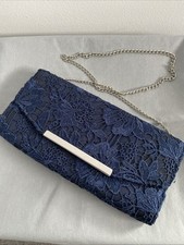 Navy lace silver for sale  HODDESDON
