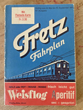 Fretz fahrplan 1971 gebraucht kaufen  Pforzheim