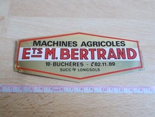 Vintage sticker agricultural d'occasion  Expédié en Belgium