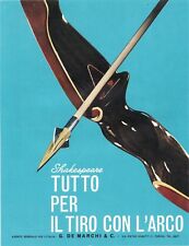 Pubbl.1965 shakespeare tiro usato  Biella