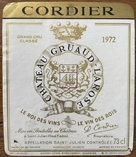 étiquette château gruaud d'occasion  Toul