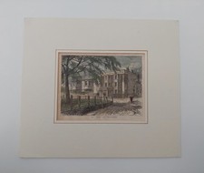 Antique mounted lithograph for sale  BECKENHAM