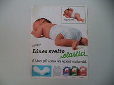 advertising Pubblicità 1983 PANNOLINI LINES SVELTO, usado comprar usado  Enviando para Brazil