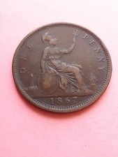 1867 penny for sale  ST. HELENS