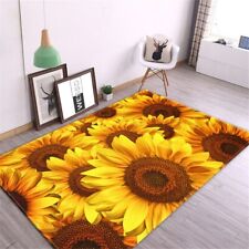 Alfombra amarilla girasol habitación niña alfombra nórdica habitaciones cocina alfombra balcón segunda mano  Embacar hacia Mexico
