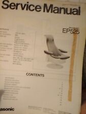 Panasonic ep525 service for sale  Brighton