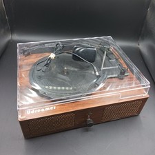 Usado, toca-discos portáteis Bluetooth 3 velocidades toca-discos de vinil com alto-falantes embutidos comprar usado  Enviando para Brazil