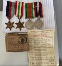Ww2 medal group. for sale  RUGELEY