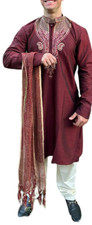 Burgundy men shawl for sale  Oviedo