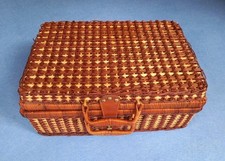 Vintage woven wicker for sale  DONCASTER