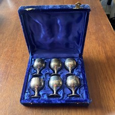 silver plated goblets for sale  MANCHESTER