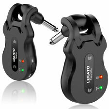 Sistema sem fio de guitarra LEKATO receptor transmissor de baixo 5.8Ghz 4 canais novo comprar usado  Enviando para Brazil