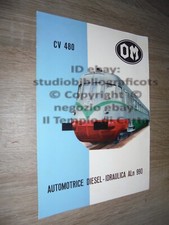 Brochure automotrice diesel usato  Catania