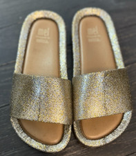 sandália mel/mini melissa ouro glitter geléia deslizante tamanho 12?, usado comprar usado sandália mel/mini melissa ouro glitter geléia deslizante tamanho 12?, usado comprar usado  Enviando para Brazil