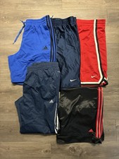 LOTE 5 shorts de basquete Nike Adidas pacote misto calças atacado náilon atlético, usado comprar usado  Enviando para Brazil