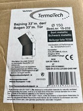 Rauchrohrbogen 150 schwarz gebraucht kaufen  Warburg