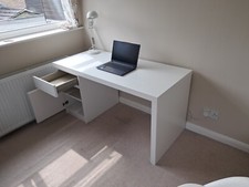 White ikea malm for sale  NORTHAMPTON