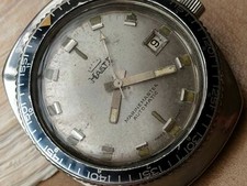 Vintage 1960's Haste Marinemaster Diver com Mostrador Envelhecido, Coroa Assinada, ETA 2452 Perfeito estado, usado comprar usado  Enviando para Brazil