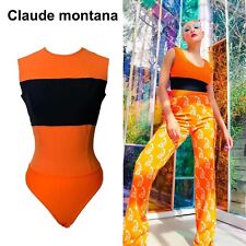 Claude Montana Vintage Naranja Body Suites segunda mano  Embacar hacia Mexico