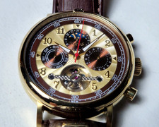 Portas automatikuhr vergoldet gebraucht kaufen  Wiesmoor