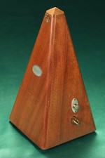 Metrónomo de colección Maelzel Paquet con campana en estuche de caoba, buen estado de funcionamiento segunda mano  Embacar hacia Mexico