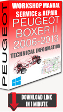 Manual de serviço e reparo de oficina PEUGEOT BOXER II 2006-2013 +FIAÇÃO | DOWNLOAD comprar usado  Enviando para Brazil