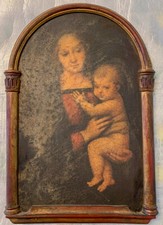 Quadro riproduzione madonna usato  Milano