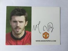 Autografo michael carrick usato  Guidonia Montecelio