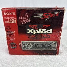 Rádio estéreo para carro Sony CDX-L550X disco compacto CD player Xplod 52Wx4 AM FM com caixa comprar usado Rádio estéreo para carro Sony CDX-L550X disco compacto CD player Xplod 52Wx4 AM FM com caixa comprar usado  Enviando para Brazil