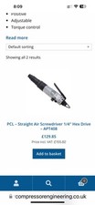 Pcl straight air for sale  BIRMINGHAM