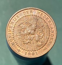 UNC - 1901 - 1 centavo - Holanda - Boa moeda de cobre! comprar usado  Enviando para Brazil