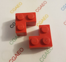 2 X Lego 2357 Brick 2 x 2 Corner  RED comprar usado  Enviando para Brazil