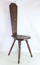 Antique carved spinning for sale  LEEDS