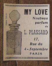 Publicité ancienne parfum d'occasion  Beaumont-de-Lomagne