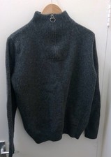 Barbour grey wool for sale  LICHFIELD