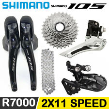 Shimano 105 R7000 2x11 conjunto de grupo de bicicleta de estrada desviador dianteiro traseiro câmbio cassete comprar usado  Enviando para Brazil