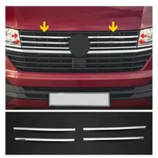 Pour VW T6.1 Transporter 2019Up garnitures de calandre avant 4 pièces en acie... na sprzedaż Pour VW T6.1 Transporter 2019Up garnitures de calandre avant 4 pièces en acie... na sprzedaż  Wysyłka do Poland