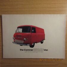 Folheto de vendas CHRYSLER COMMER SPACE VAN (leve e passageiro) mercado do Reino Unido 1974-1975 comprar usado  Enviando para Brazil