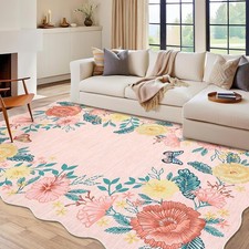 Scalloped washable large for sale  Ashford