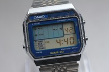 Vintage Anos 1980 [Exc+5] Casio Game 20 GM-20 165 Relógio Digital Prata Do Japão comprar usado  Enviando para Brazil