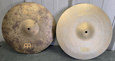Meinl 14" Byzance Sand Hi-hats Top & Bottom Feito na Turquia comprar usado  Enviando para Brazil
