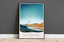 Snowdon print travel for sale  LEEDS