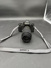 Canon F-1 modelo tardio 35mm SLR ESTADO PERFEITO mas peça faltando retratada tudo mais vale comprar usado  Enviando para Brazil