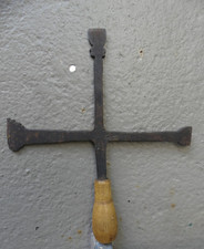 Antique steel cross d'occasion  Expédié en Belgium